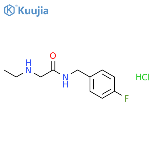 2-(Ethylamino)-N-(4-fluorophenyl)methylacetamide Hydrochloride structure