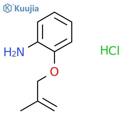 {2-[(2-methyl-2-propen-1-yl)oxy]phenyl}amine hydrochloride structure