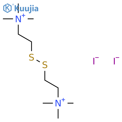Ethanaminium,2,2'-dithiobis[N,N,N-trimethyl-, iodide (1:2) structure