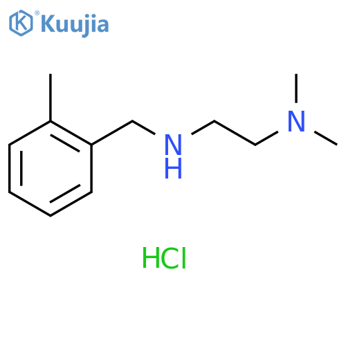 N,N-dimethyl-N'-(2-methylbenzyl)-1,2-ethanediamine dihydrochloride structure