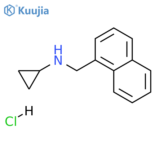 N-(1-naphthylmethyl)cyclopropanamine hydrochloride structure
