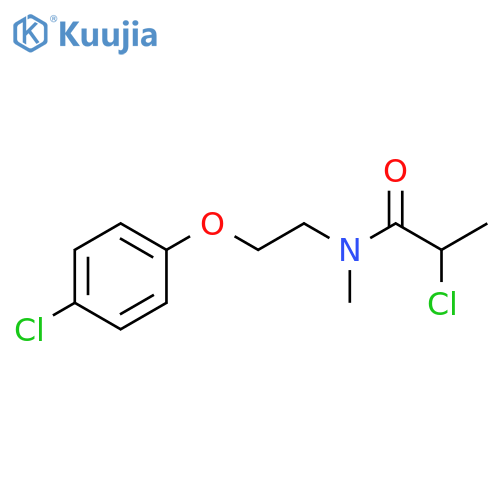 2-Chloro-N-2-(4-chlorophenoxy)ethyl-N-methylpropanamide structure