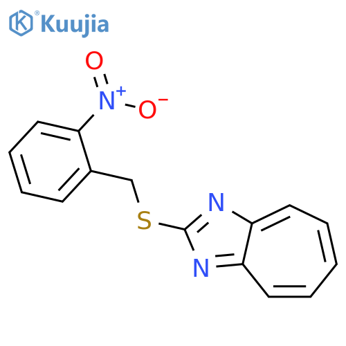 Cycloheptimidazole, 2-[[(2-nitrophenyl)methyl]thio]- structure
