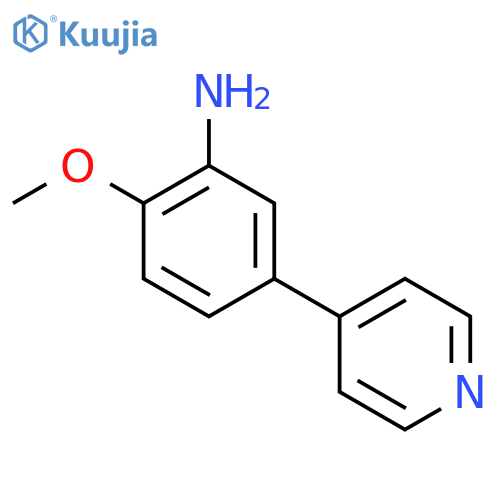 2-Methoxy-5-(pyridin-4-yl)aniline structure