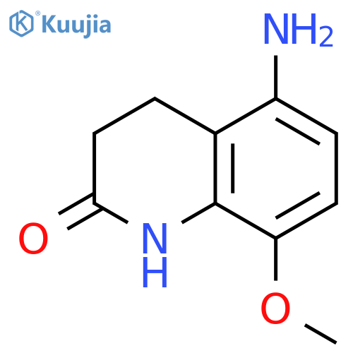 5-amino-8-methoxy-1,2,3,4-tetrahydroquinolin-2-o
ne structure