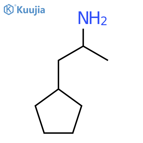 1-Cyclopentylpropan-2-amine structure