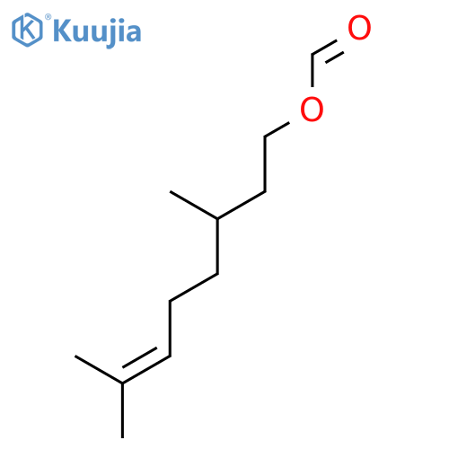 Citronellyl formate structure