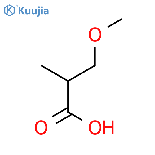 3-methoxy-2-methylpropanoic Acid structure