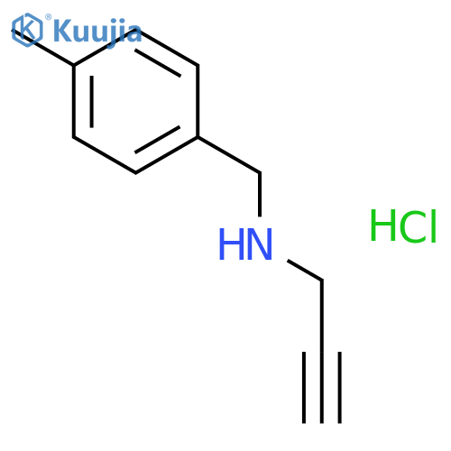 N-(4-Methylbenzyl)-2-propyn-1-amine Hydrochloride structure