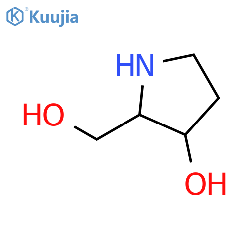 2-Pyrrolidinemethanol, 3-hydroxy-, (2R,3S)- structure