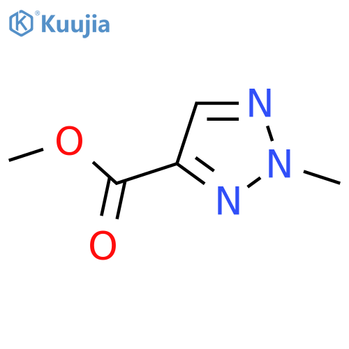 Methyl 2-Methyl-1,2,3-triazole-4-carboxylate structure
