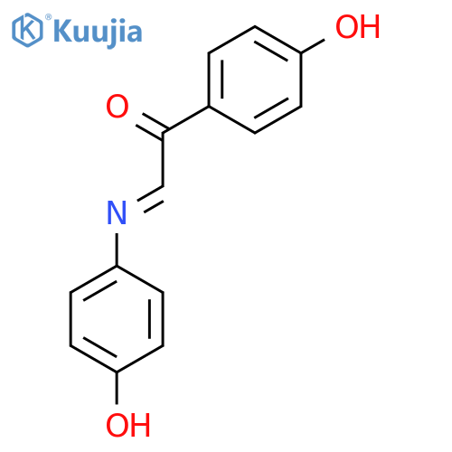 ETHANONE, 1-(4-HYDROXYPHENYL)-2-[(4-HYDROXYPHENYL)IMINO]- structure