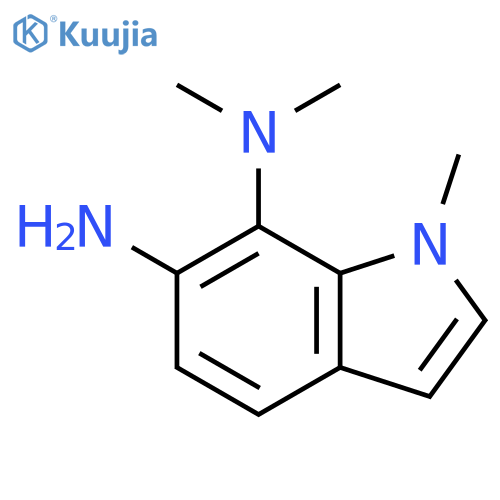 N7,N7,1-trimethyl-1H-Indole-6,7-diamine structure