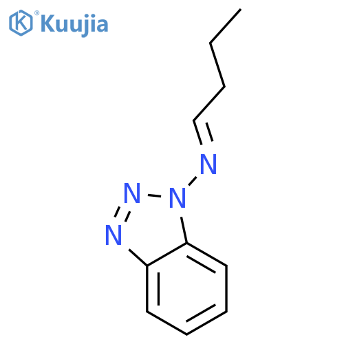 1H-Benzotriazol-1-amine, N-butylidene- structure