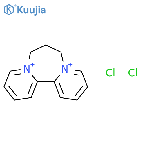 6H-Dipyrido[1,2-a:2',1'-c][1,4]diazepinediium, 7,8-dihydro-, dichloride structure