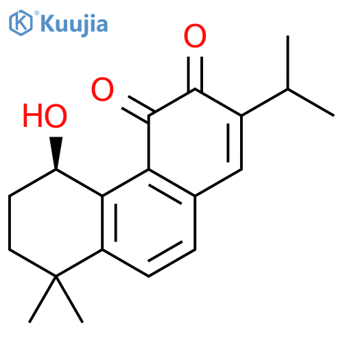 3,4-Phenanthrenedione, 5,6,7,8-tetrahydro-5-hydroxy-8,8-dimethyl-2-(1-methylethyl)-, (R)- structure