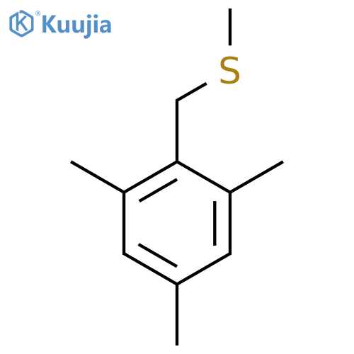 2,4,6-Trimethyl(methylthiomethyl)benzene structure
