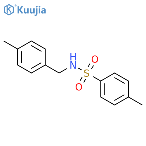 4-methyl-N-[(4-methylphenyl)methyl]benzene-1-sulfonamide structure