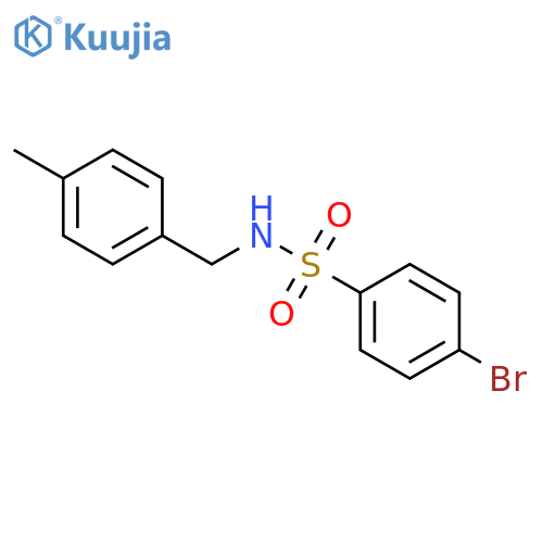 4-Bromo-N-(4-methylbenzyl)benzenesulfonamide structure