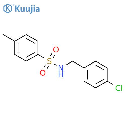 N-[(4-chlorophenyl)methyl]-4-methylbenzene-1-sulfonamide structure
