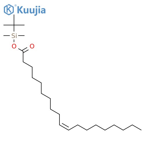 10-Nonadecenoic acid, (1,1-dimethylethyl)dimethylsilyl ester, (Z)- structure