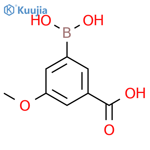 3-Carboxy-5-methoxyphenylboronic Acid structure