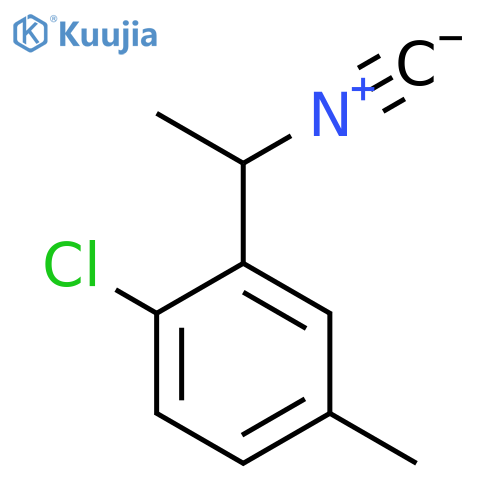 1-chloro-2-(1-isocyanoethyl)-4-methylbenzene structure