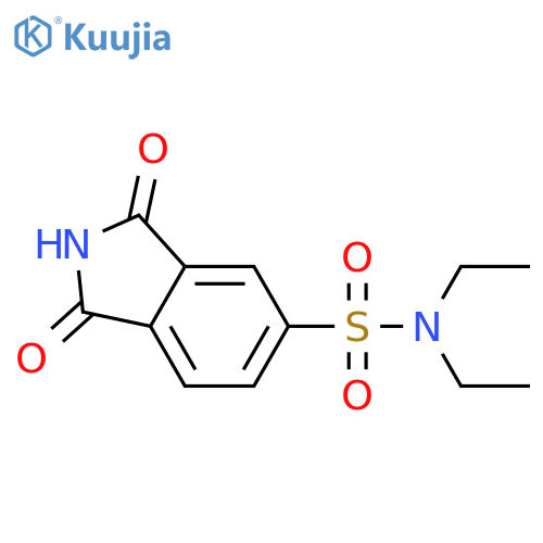N,N-Diethyl-1,3-dioxo-2,3-dihydro-1H-isoindole-5-sulfonamide structure