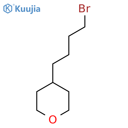 4-(4-Bromobutyl)tetrahydro-2H-pyran structure