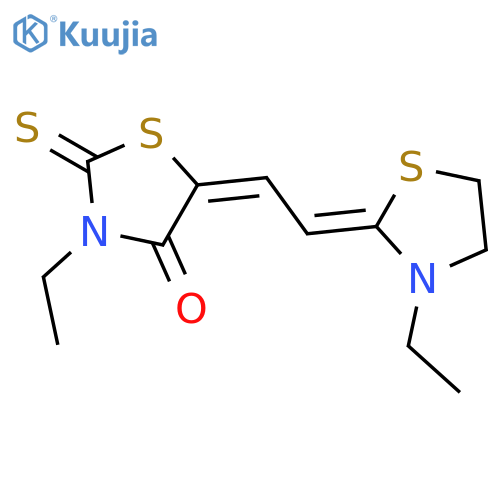 4-Thiazolidinone,3-ethyl-5-[2-(3-ethyl-2-thiazolidinylidene)ethylidene]-2-thioxo- structure