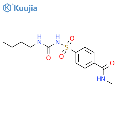Benzamide,4-[[[(butylamino)carbonyl]amino]sulfonyl]-N-methyl- structure