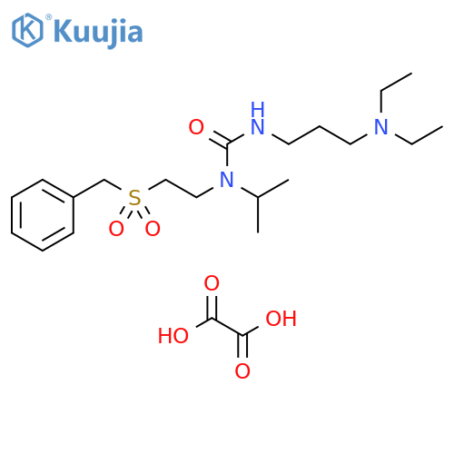 Urea, N'-[3-(diethylamino)propyl]-N-(1-methylethyl)-N-[2-[(phenylmethyl)sulfonyl]ethyl]-, ethanedioate (1:1) structure