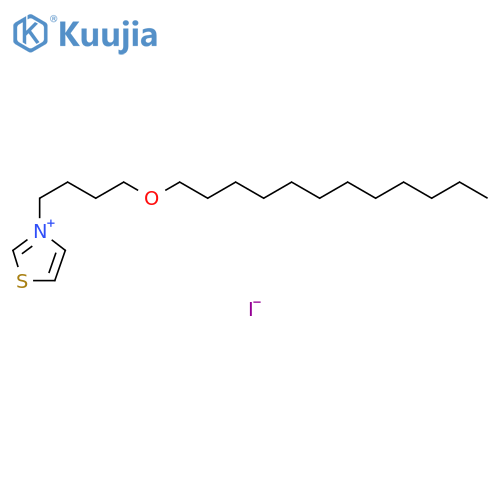 Thiazolium, 3-[4-(dodecyloxy)butyl]-, iodide structure