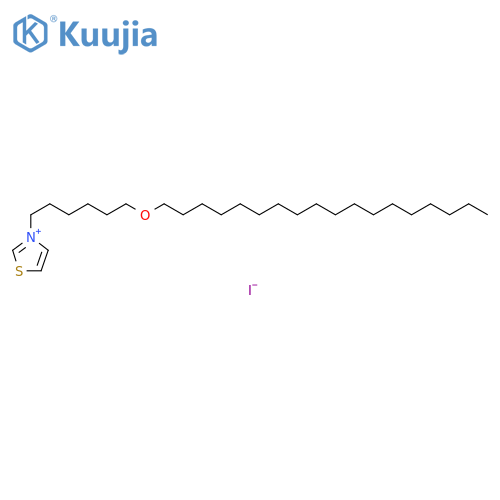 Thiazolium, 3-[6-(octadecyloxy)hexyl]-, iodide structure
