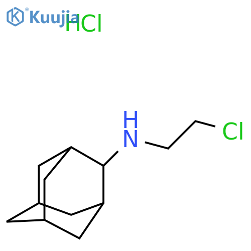 N-(2-Chloroethyl)adamantan-2-amine hydrochloride structure