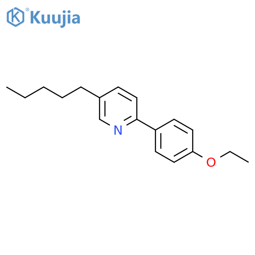 Pyridine, 2-(4-ethoxyphenyl)-5-pentyl- structure