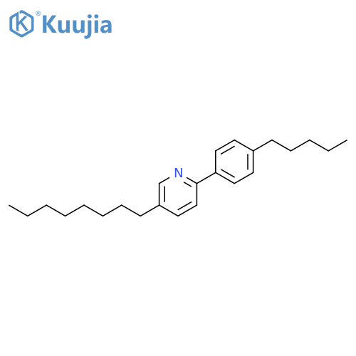 Pyridine, 5-octyl-2-(4-pentylphenyl)- structure