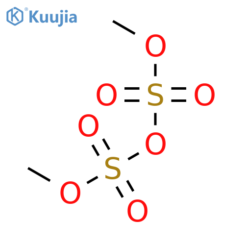 Disulfuric acid, dimethyl ester structure