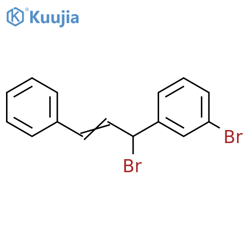 Benzene, 1-bromo-3-(1-bromo-3-phenyl-2-propenyl)- structure