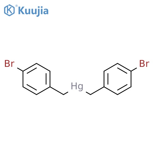 Bis[(4-bromophenyl)methyl]mercury structure