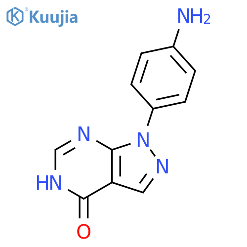 1-(4-Aminophenyl)-1H,4H,5H-pyrazolo3,4-dpyrimidin-4-one structure