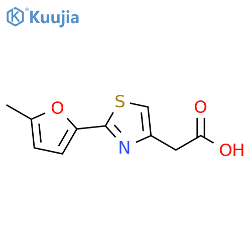 2-2-(5-Methylfuran-2-yl)-1,3-thiazol-4-ylacetic Acid structure