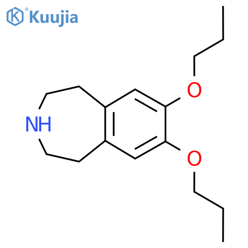7,8-Dipropoxy-2,3,4,5-tetrahydro-1H-3-benzazepine structure