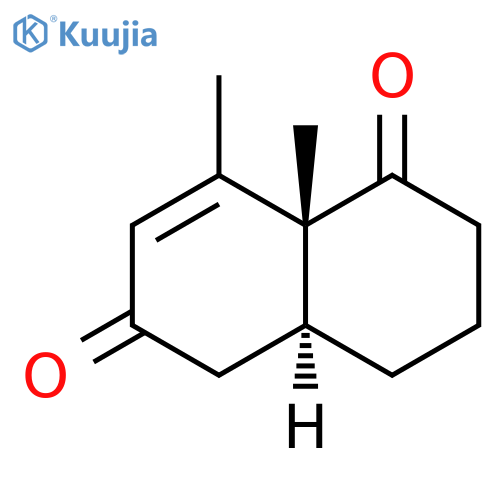 1,6(2H,5H)-Naphthalenedione, 3,4,4a,8a-tetrahydro-8,8a-dimethyl-,trans- structure