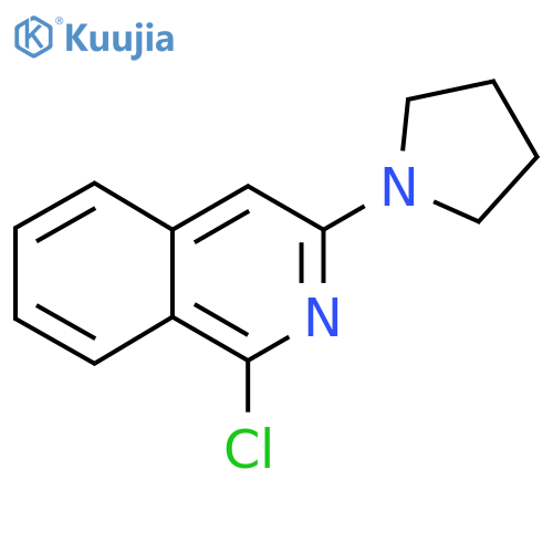 1-Chloro-3-(pyrrolidin-1-yl)isoquinoline structure