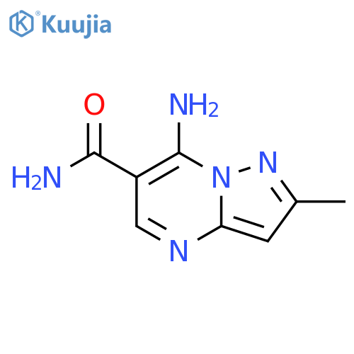 7-Amino-2-methylpyrazolo1,5-apyrimidine-6-carboxamide structure