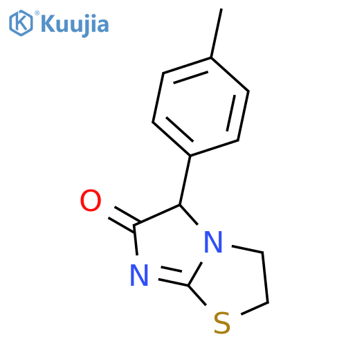 Imidazo[2,1-b]thiazol-6(5H)-one, 2,3-dihydro-5-(4-methylphenyl)- structure