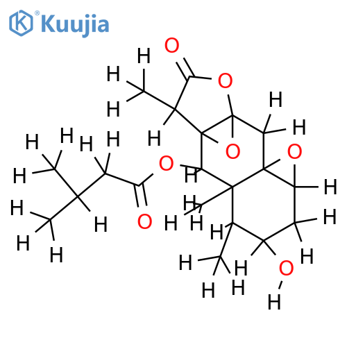7alpha,8alpha-epoxy-senatractolide-6-O-isovalerate structure