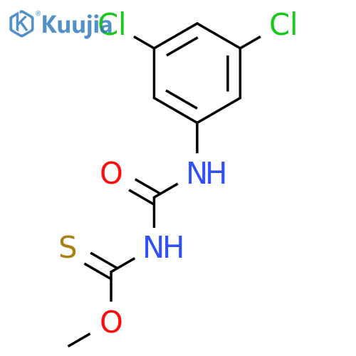 Carbamothioic acid, [[(3,5-dichlorophenyl)amino]carbonyl]-, O-methyl ester structure