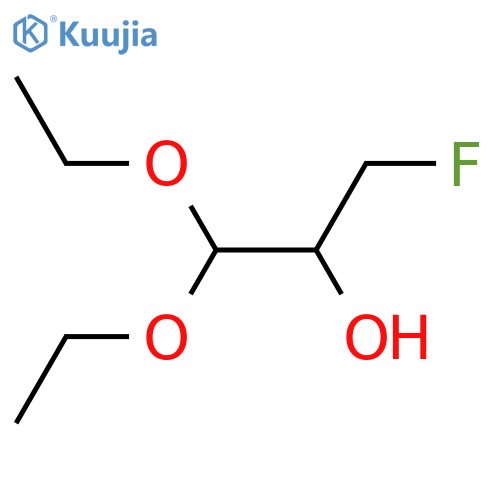 1,1-diethoxy-3-fluoropropan-2-ol structure